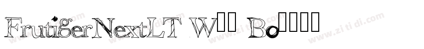 FrutigerNextLTW15 Bo字体转换
